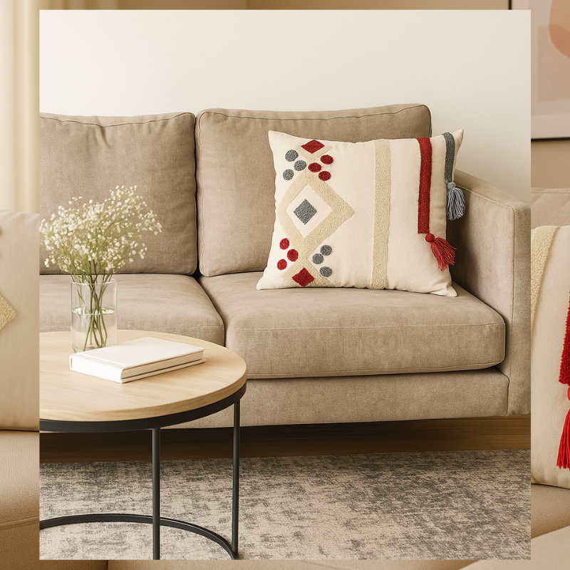 Housses-De Coussins  45cm & 45cm