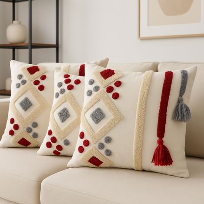 Housses-De Coussins  45cm & 45cm